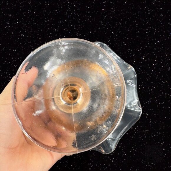 Stelvia Glass Company Compote Footed Bowl Peachy Pink Wayne Husted design Italy - Picture 11 of 16